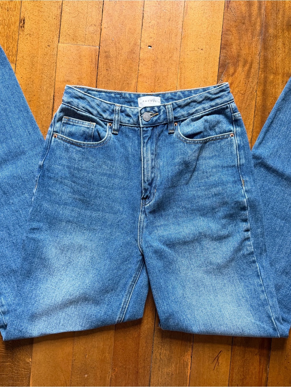 PacSun Women's High-Rise Blue Denim Jeans
